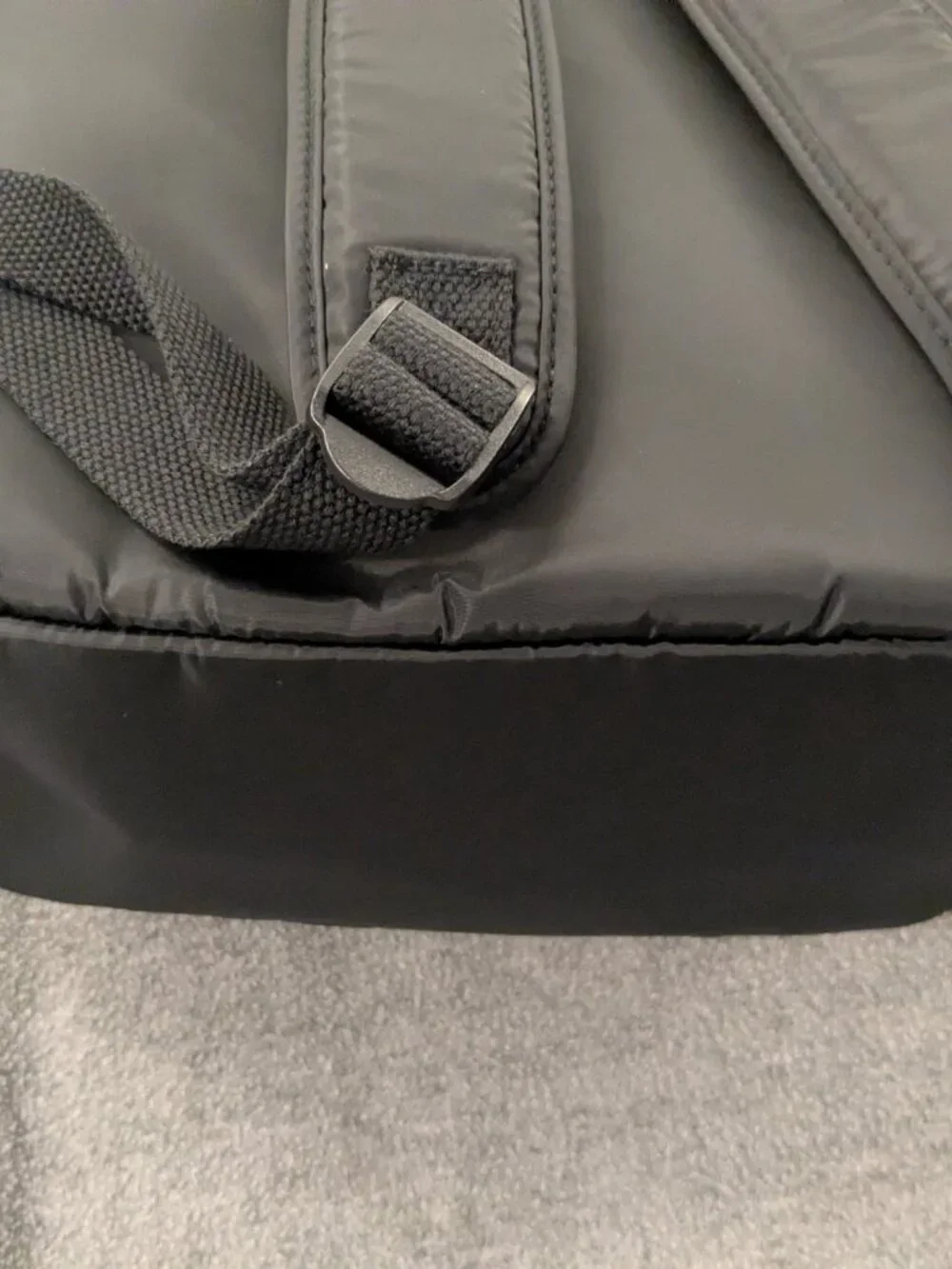 New! Black Backpack with Padded Straps